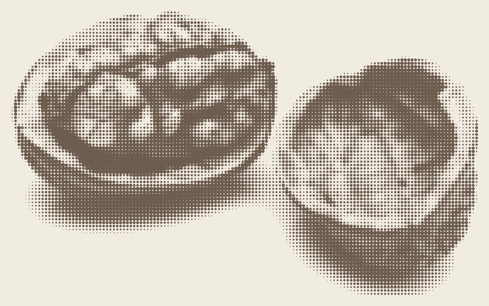 Two walnut halves